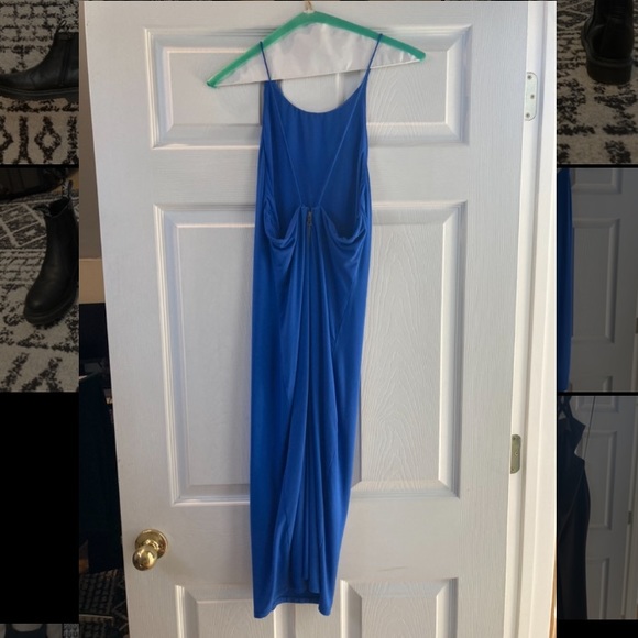 Alice & Olivia Blue Midi Dress US M - Picture 2 of 2